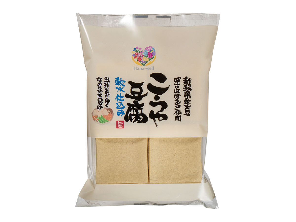 新潟県産大豆使用こうや豆腐