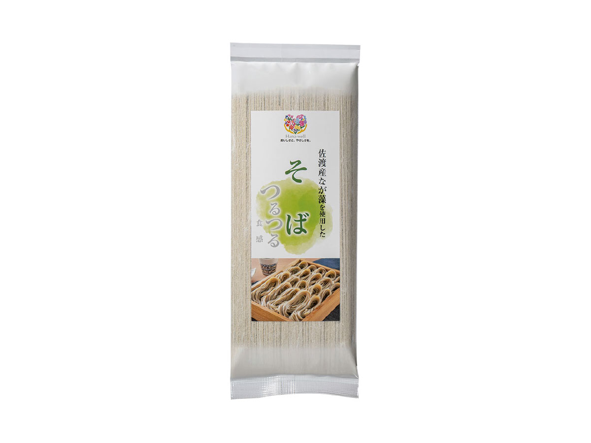 佐渡産なが藻使用そば