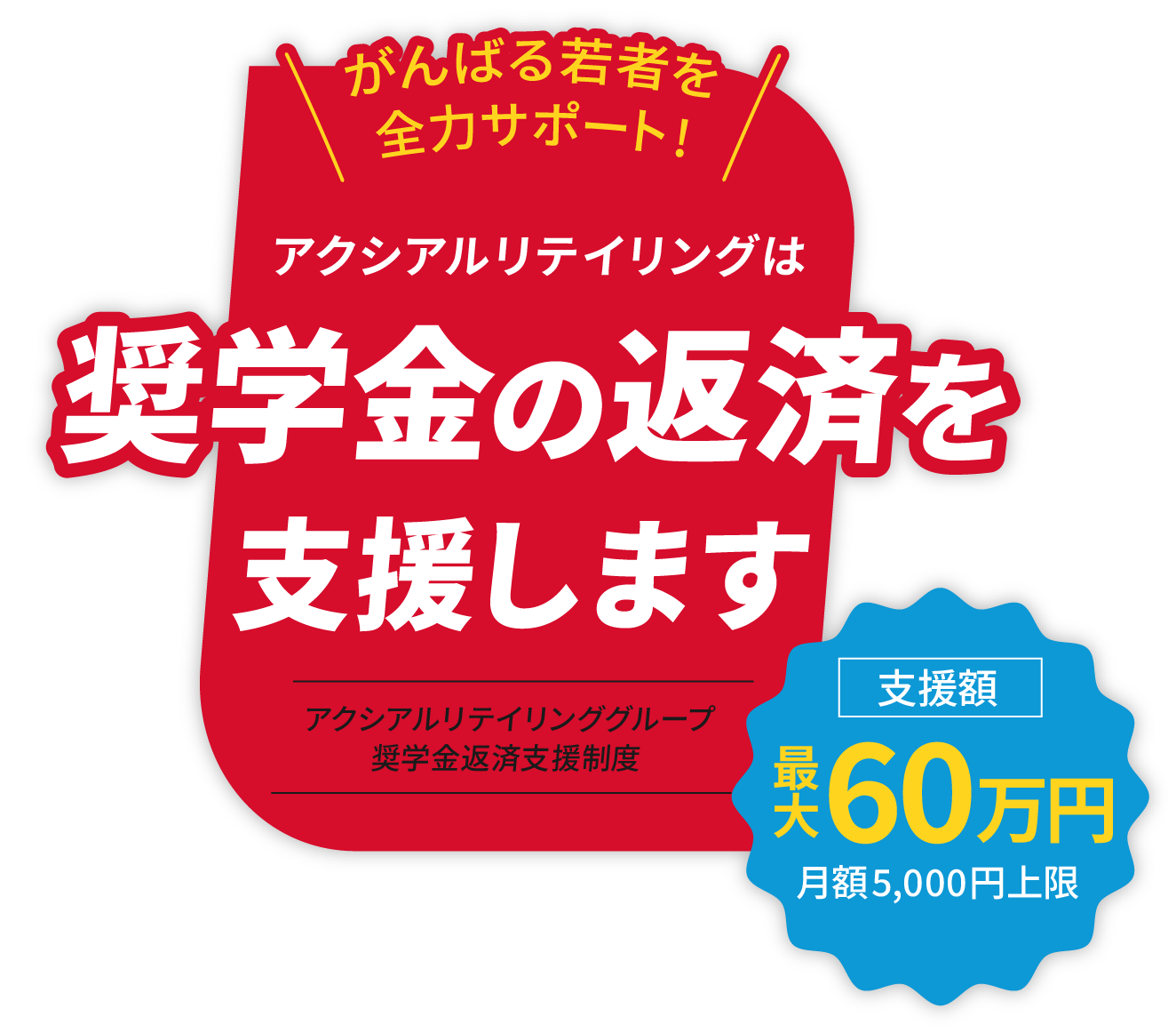 アクシアルリテイリングは奨学金の返済を支援します